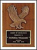 Plaque with Eagle Bronze Casting (6"x8")